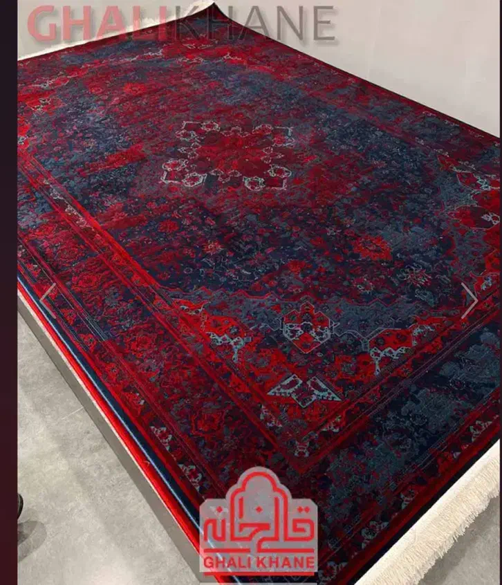 فرش قرمز سورمه ای لاکی 9متری|فرش|مسجد سلیمان, |دیوار