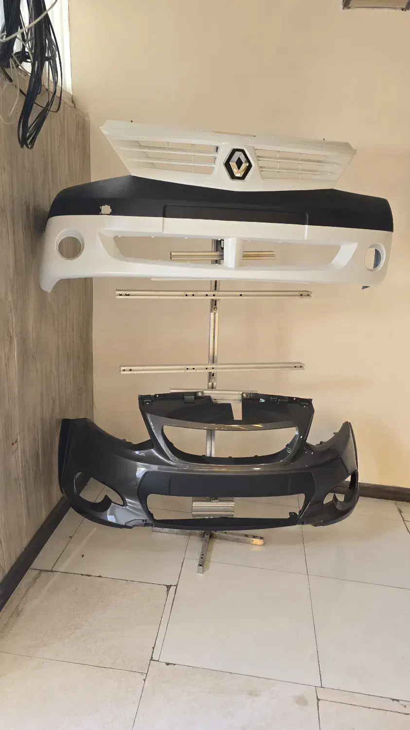 سپر سفید جلو و عقب شاهین شرکتی فابریک بهمراه نصب|قطعات یدکی و لوازم جانبی|تهران, شهرک غزالی|دیوار