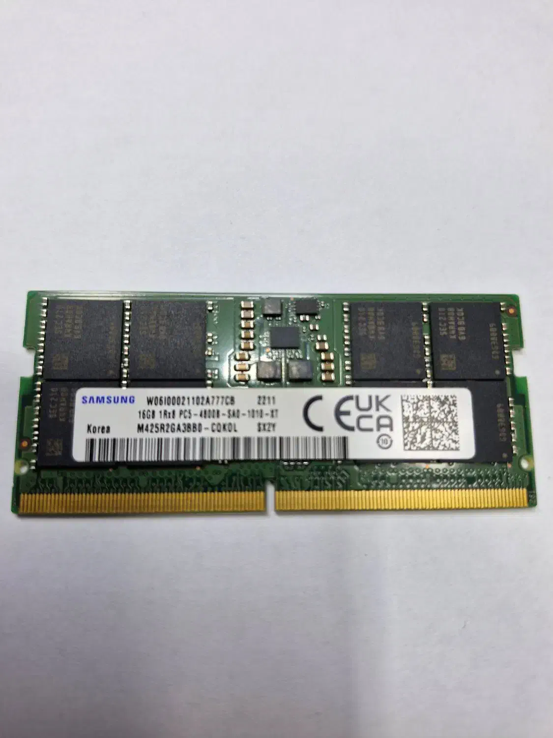 16GB DDR5 samsung laptop|قطعات و لوازم جانبی رایانه|شاهینشهر, فردوسی|دیوار
