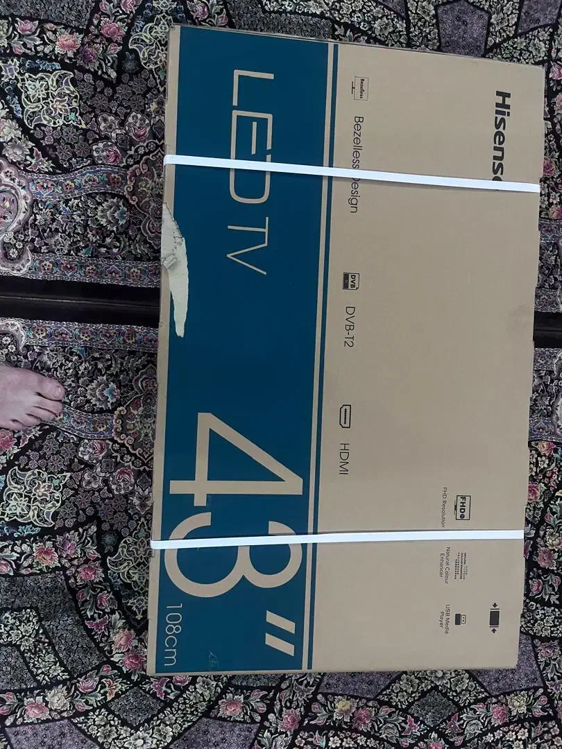 تلوزیون هایسنس ۴۳ اینچ|تلویزیون و پروژکتور|گرگان, |دیوار