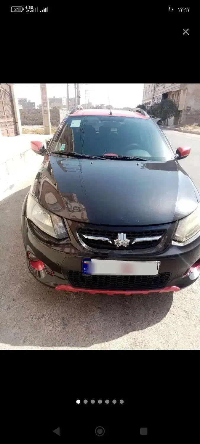 کوییک r بدون رنگ مشکی قرمز با ریینگ|خودرو سواری و وانت|خرم‌آباد, |دیوار