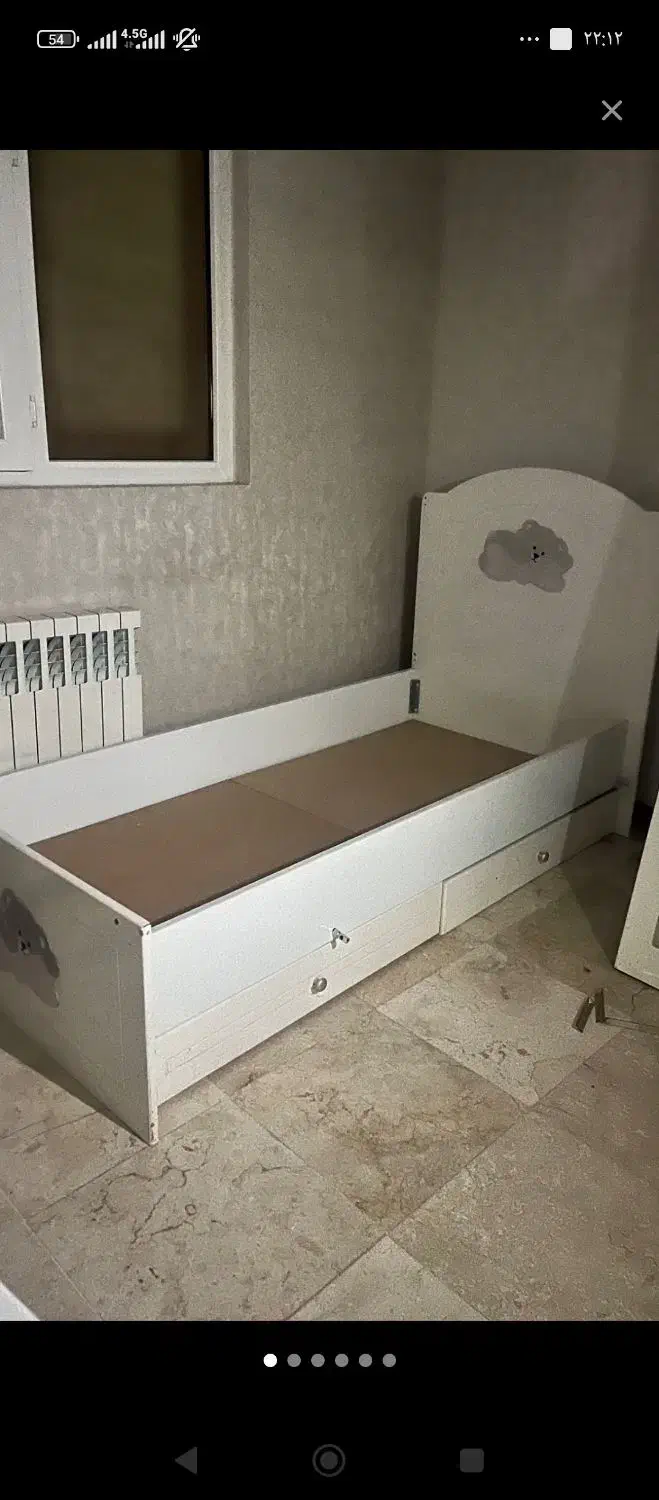 تخت و کمد دومنظوره|تخت و سرویس خواب|ایلام, |دیوار