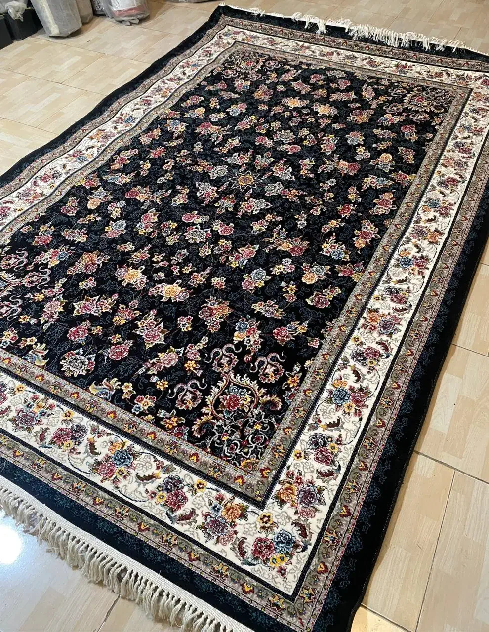 فرش ۷۰۰ و ۱۲۰۰نخ تمام اکرولیک۱نبارفرش تخفیفی|فرش|تهران, سیروس|دیوار