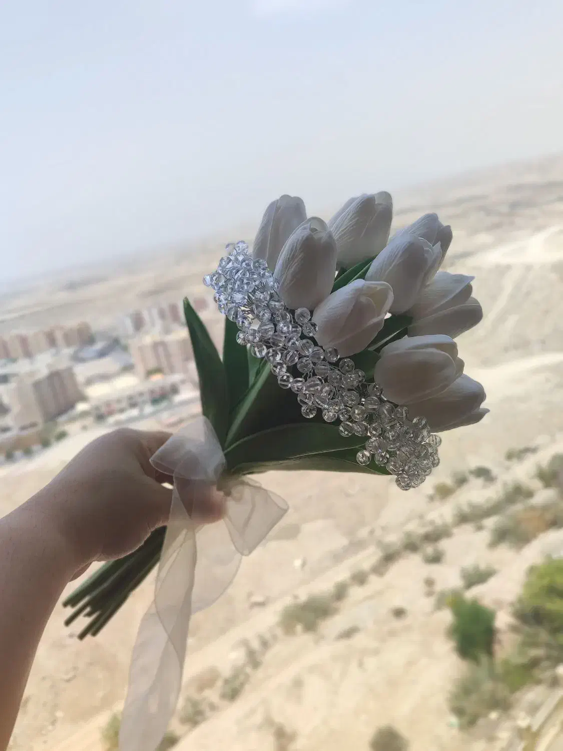 دسته گل عروس انبتانا|گل مصنوعی|زاهدان, |دیوار