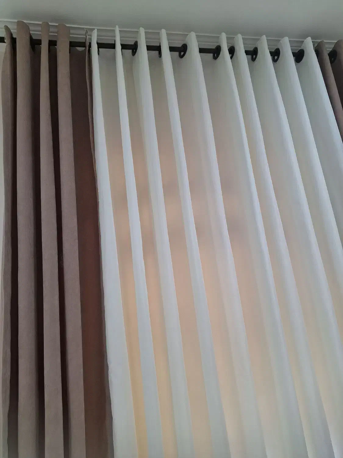 ۴ مدل پرده ی آماده در حد نو|پرده، رانر، رومیزی|دوگنبدان, |دیوار