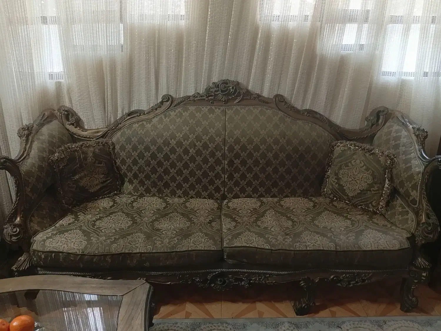 مبل سلطنتی میز غذا خوری هشت نفره|مبلمان خانگی و میز عسلی|شاهینشهر, عطار|دیوار