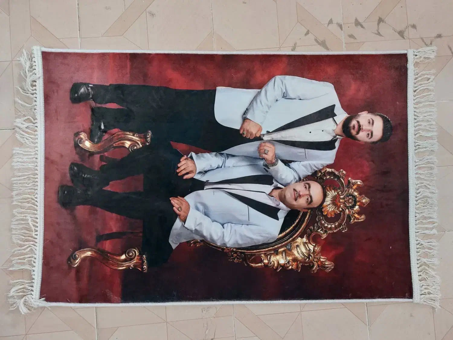 تابلو فرش ابریشم|تابلو فرش|کرمانشاه, |دیوار