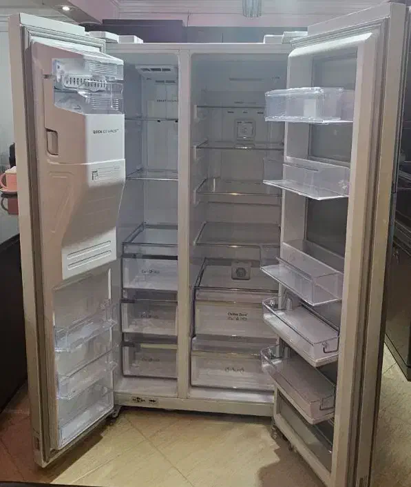 یخچال ساید اسنوا در حد نو|یخچال و فریزر|رومشکان, |دیوار