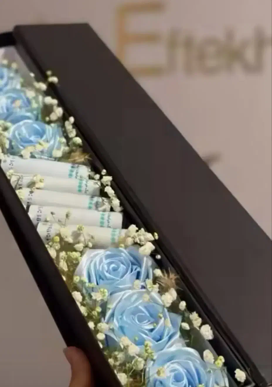 دسته گل روبانی باکس پول روبانی تخفیف روز مادر|گل مصنوعی|مشهد, کوی دروی|دیوار