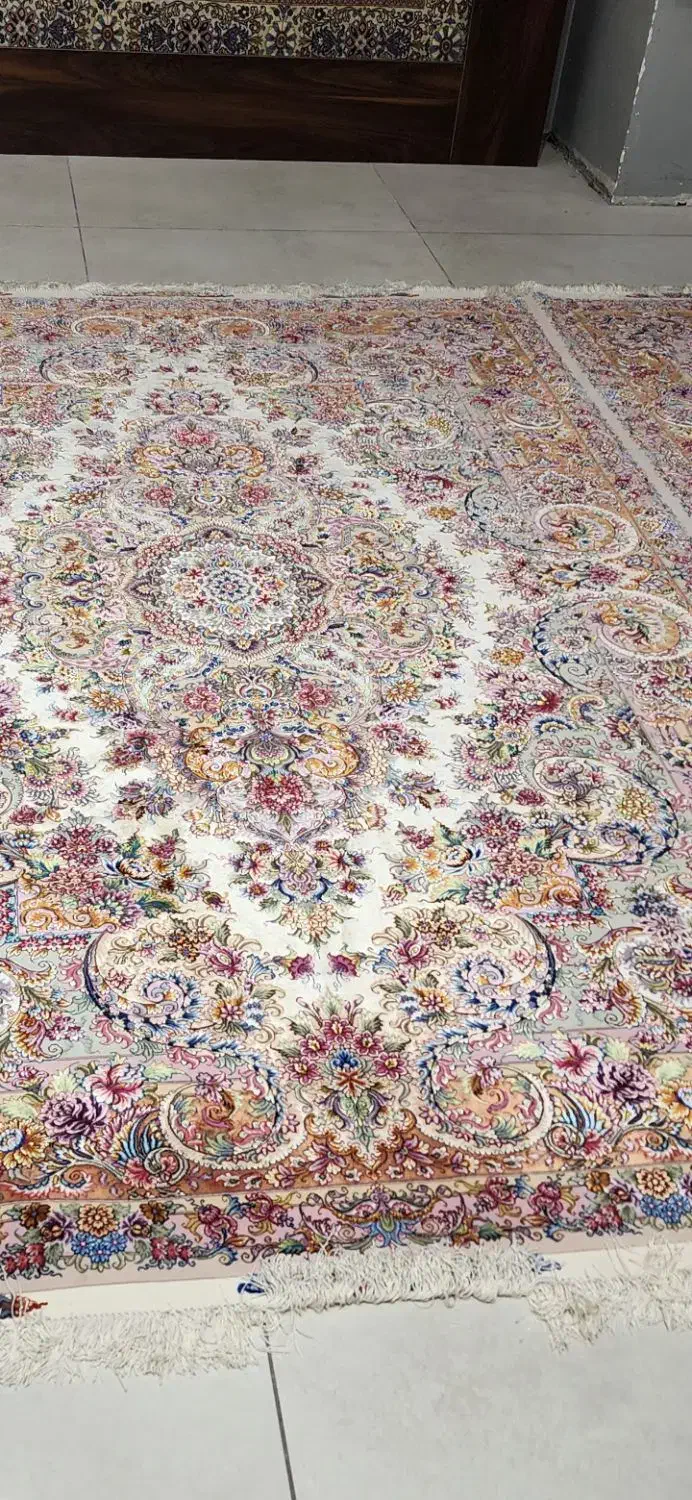 فرش دستباف جفت بهم چسبیده طرح خطیبی تبریز|فرش|تهران, یاخجی آباد|دیوار