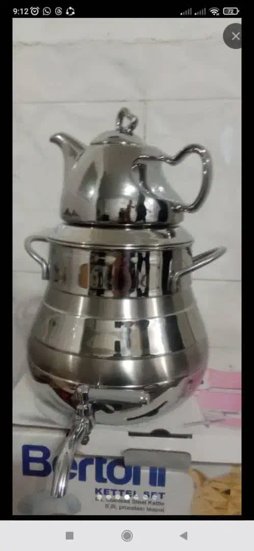 کتری قوری کف چدن|قوری، کتری، قهوه‌ساز دستی|پاکدشت, پاکدشت (مامازند)|دیوار