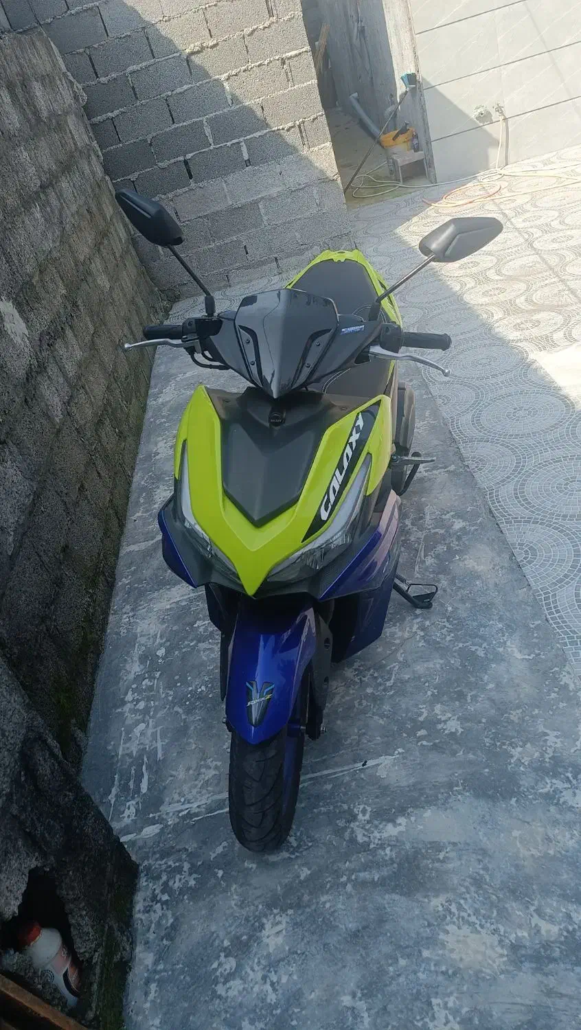 ۱۴۰۲ ‌ گلکسی ۱۵۵ تک برگ ۱۱۰|موتورسیکلت|رشت, حومه رشت|دیوار