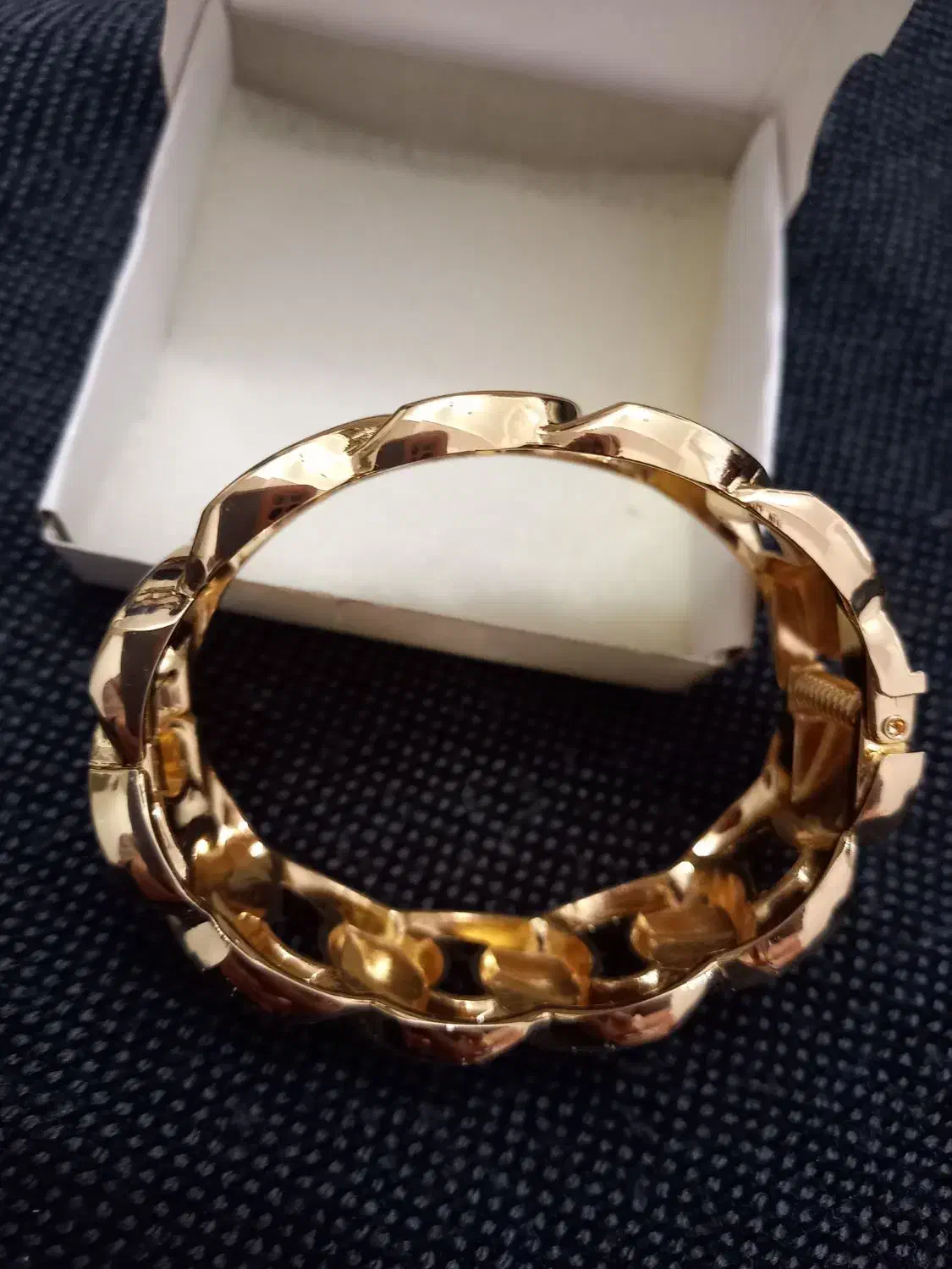 دستبند النگویی زیبا مشابه طلا|بدلیجات|همدان, |دیوار