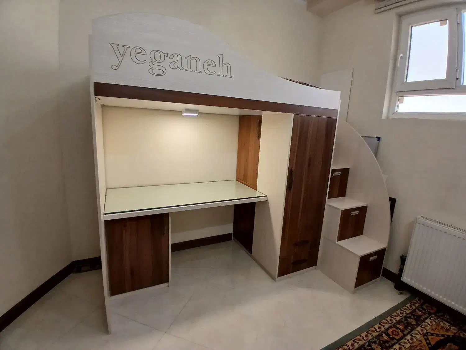 فروش تخت همراه با میز تحریر و کمد|تخت و سرویس خواب|بیرجند, |دیوار