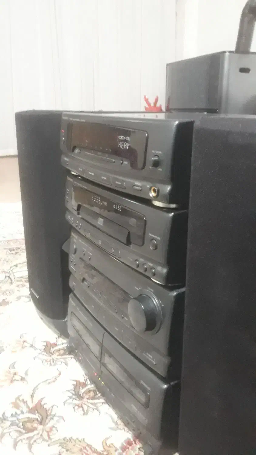 ظبط طبقه ای پاناسونیک اصل ژاپن با دوتا باند ویکتور|سیستم صوتی خانگی|مشهد, شهید قربانی|دیوار