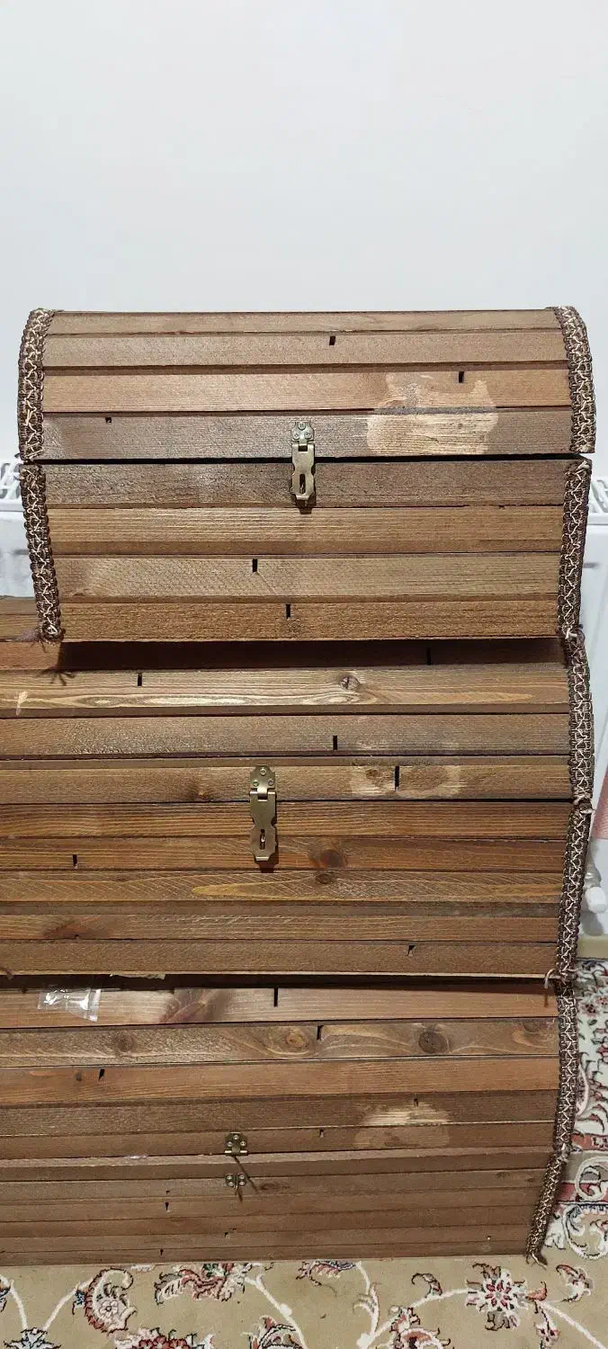 صندوقچه در سه سایز|صنایع دستی و سایر لوازم تزئینی|آمل, |دیوار