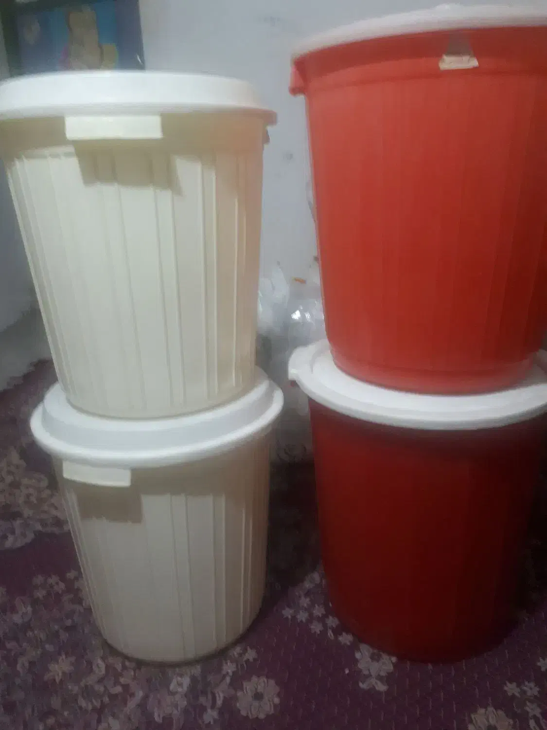 سطل پلاستیکی|ظروف نگهدارنده، پلاستیکی، یک‌بارمصرف|همدان, |دیوار