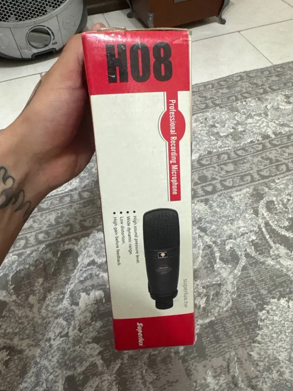 میکروفون استودیویی superlux H08|آلات موسیقی|تهران, سردارجنگل|دیوار