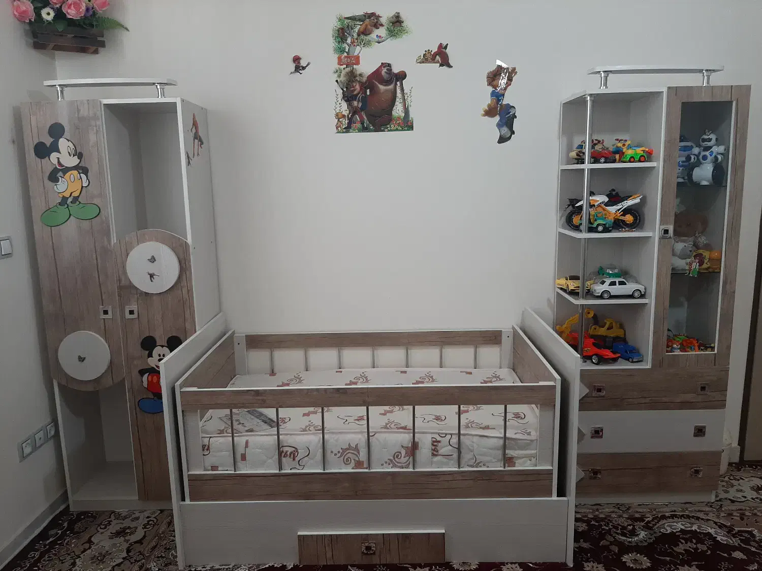 فروش فوری سرویس خواب کودک|تخت و سرویس خواب|قروه, |دیوار