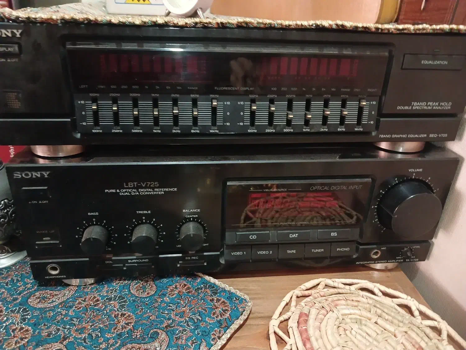 ضبط سونی ۷۲۵ طبقاتی|سیستم صوتی خانگی|اسلام‌شهر, شهرک واوان|دیوار