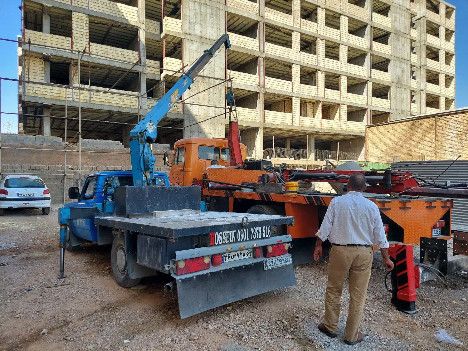 نیسان جرثقیل ۲تن و بالابر (24ساعته)|خدمات حمل و نقل|شیراز, ریشمک|دیوار