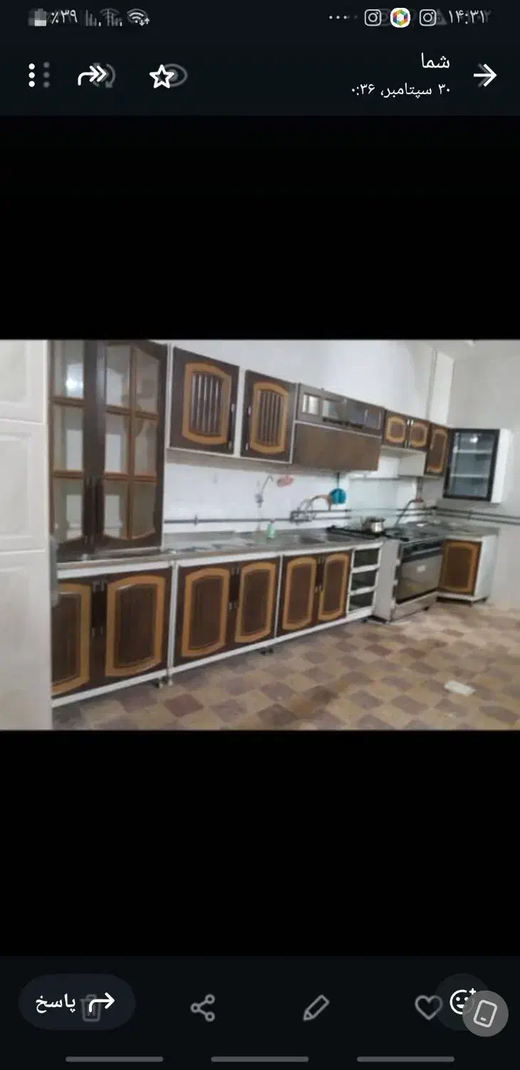 کابینت دست دوم مخصوص خونه باغ یا آشپزخانه کثیف|مصالح و تجهیزات ساختمان|کازرون, |دیوار