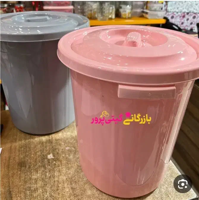 سطل بزرگ|ظروف نگهدارنده، پلاستیکی، یکبارمصرف|قزوین, |دیوار