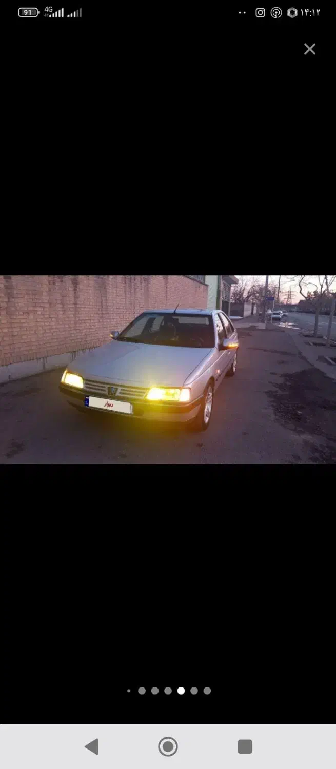 خودرو۴۰۵مدل۸۶نقره ای|خودرو سواری و وانت|رضویه, |دیوار