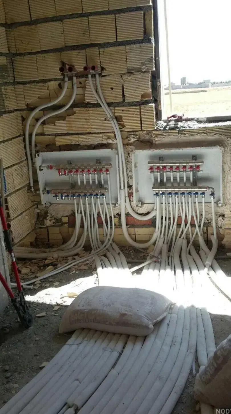 تاسیسات ساختمان.لوله کشی پنج لایه و تک لایه.|خدمات پیشه و مهارت|اصفهان, خانه اصفهان|دیوار