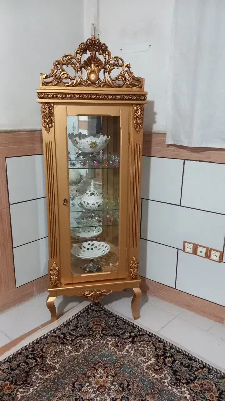 ویترین چوبی|بوفه، ویترین، کنسول|قم, ولیعصر|دیوار