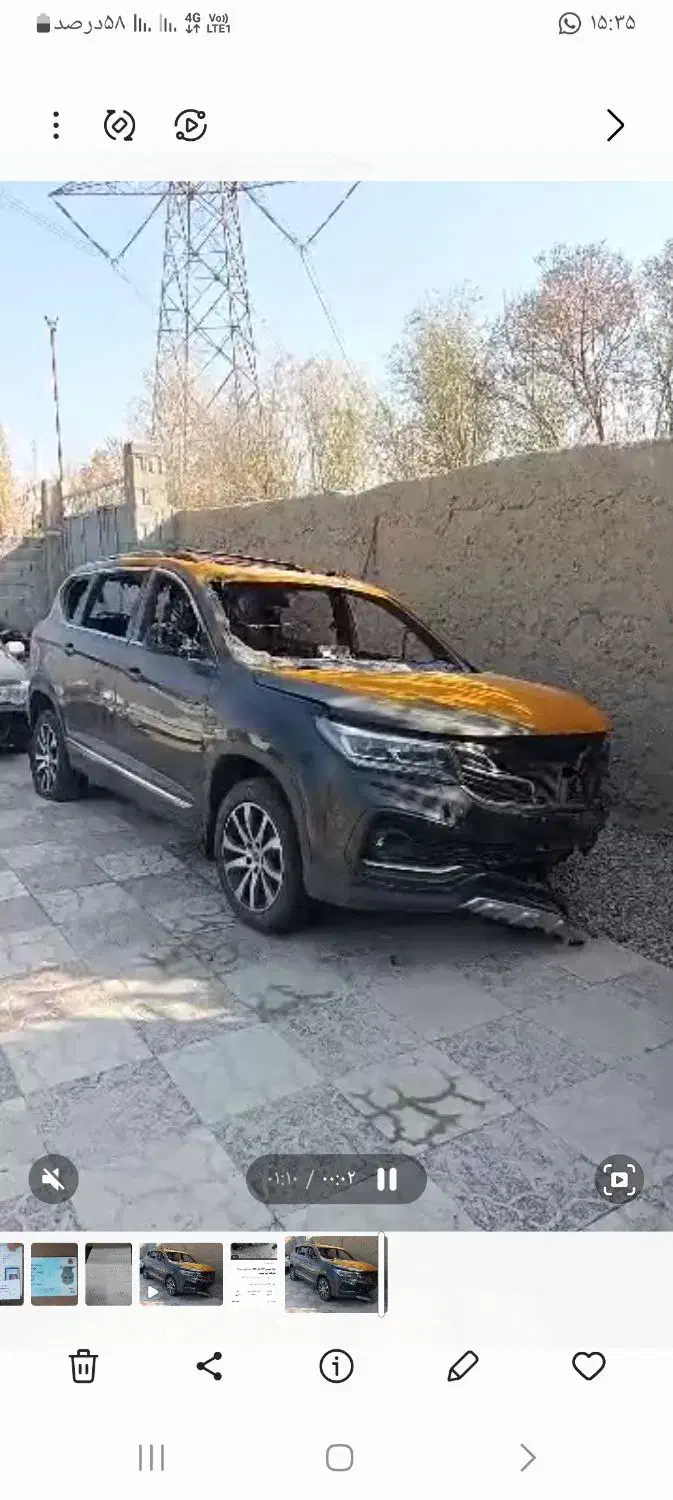 فروش فردا 5 سوخته|خودرو سواری و وانت|قیامدشت - خاورشهر, |دیوار