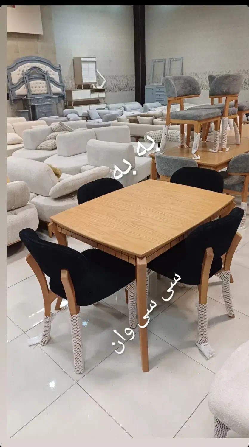 ناهارخوری مبل میز غذاخوری هایلین خودرنگ|میز و صندلی غذاخوری|اردبیل, |دیوار