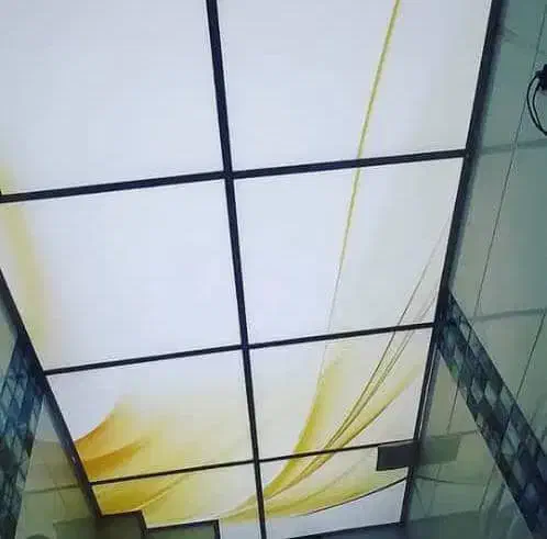 سقف کاذب کناف تایل پی وی سی|خدمات پیشه و مهارت|کرج, شهرک نهال و بذر|دیوار