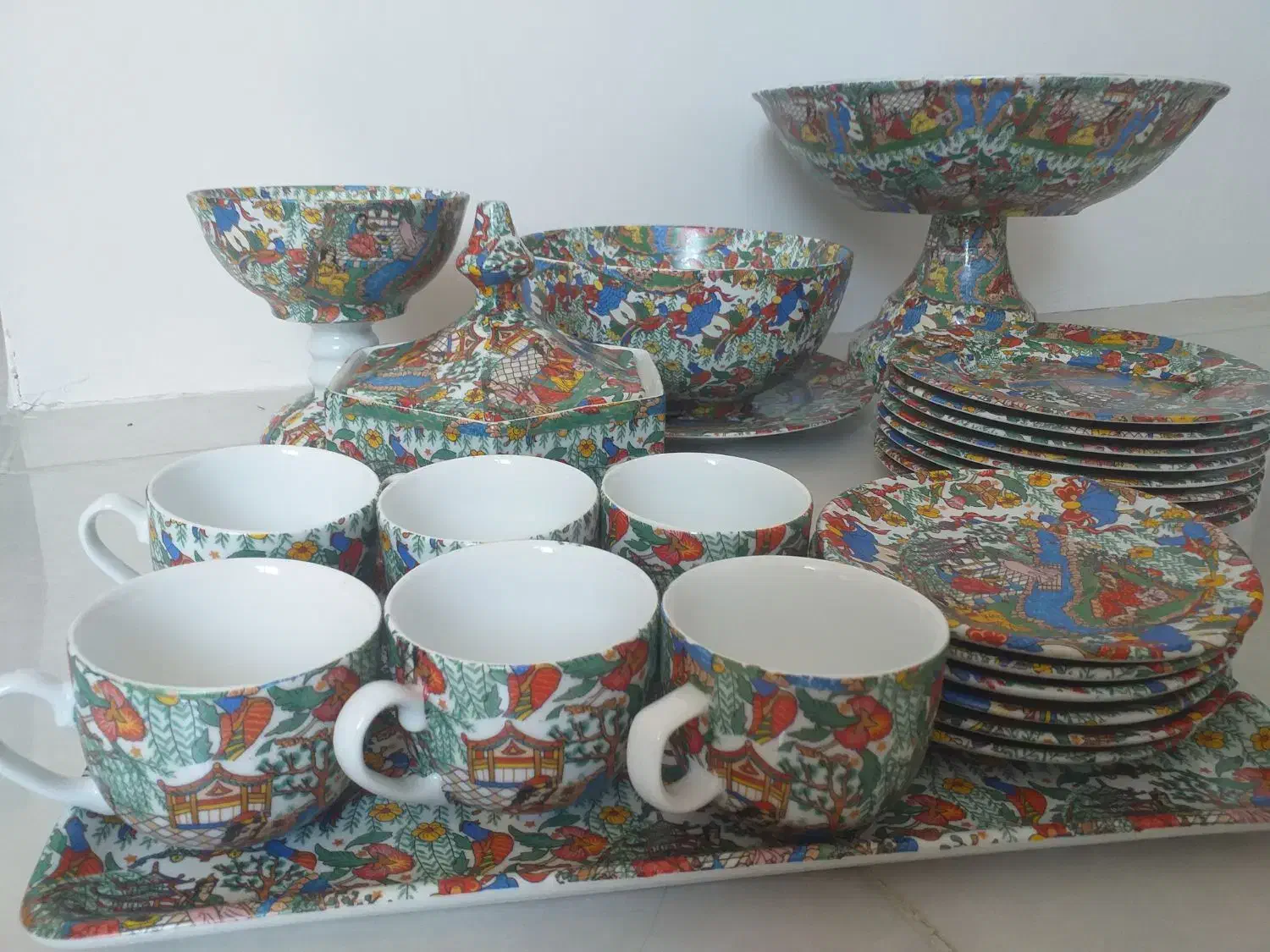 ظروف گل مرغی برای شب یلدا|صنایع دستی و سایر لوازم تزئینی|زنجان, |دیوار