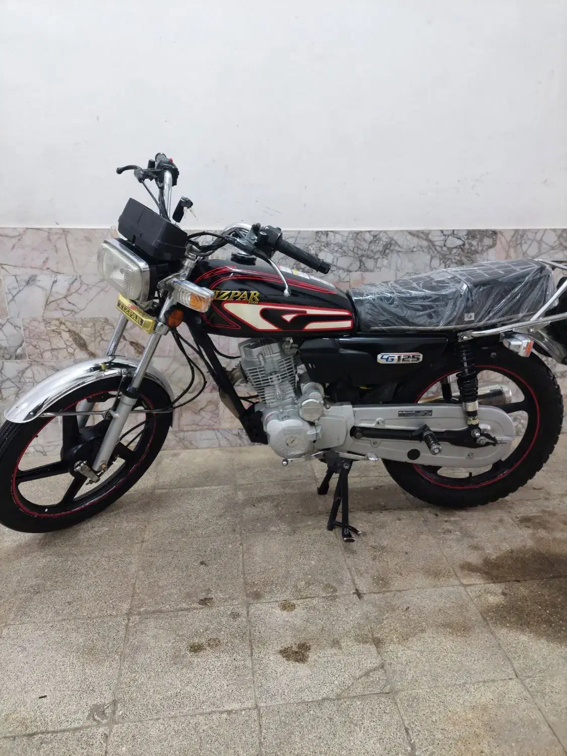 هوندا تیزپرتوس آماده تعویض پلاک بابیمه وکارت سوخت|موتورسیکلت|مشهد, رده|دیوار