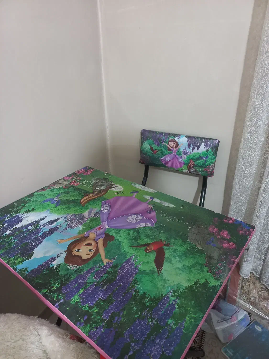 میز و صندلی دخترانه طرح سوفیا|میز تحریر و کامپیوتر|تهران, جوادیه تهرانپارس|دیوار