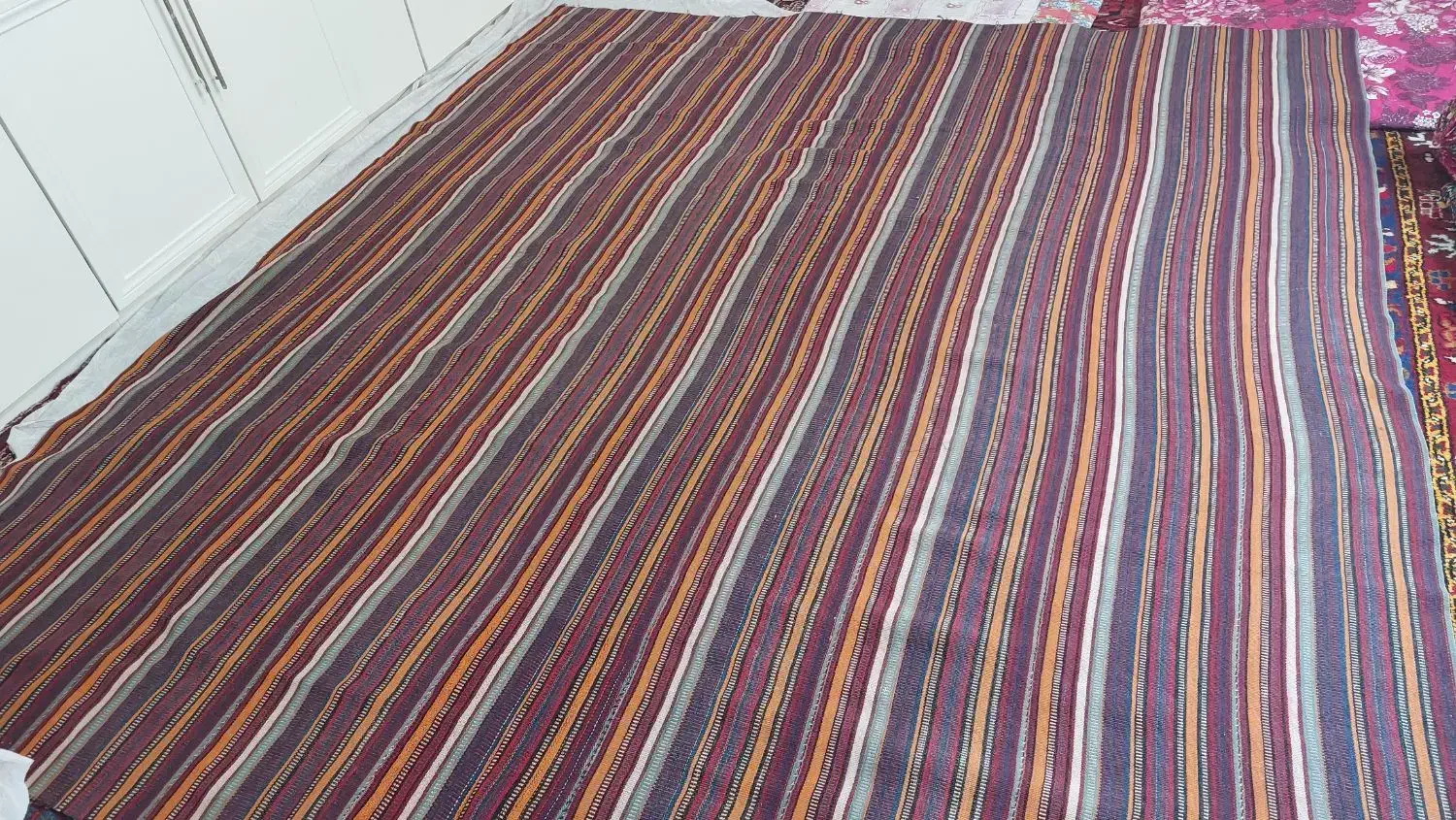 جاجیم  دست بافت|گلیم، جاجیم، گبه|تبریز, |دیوار