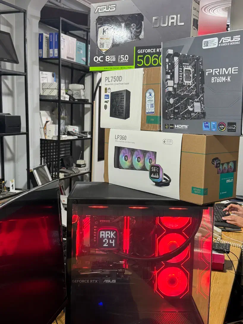 انواع کیسهای گیمینگ واسمبلشده باقطعات اورجینال|رایانه رومیزی|قزوین, |دیوار