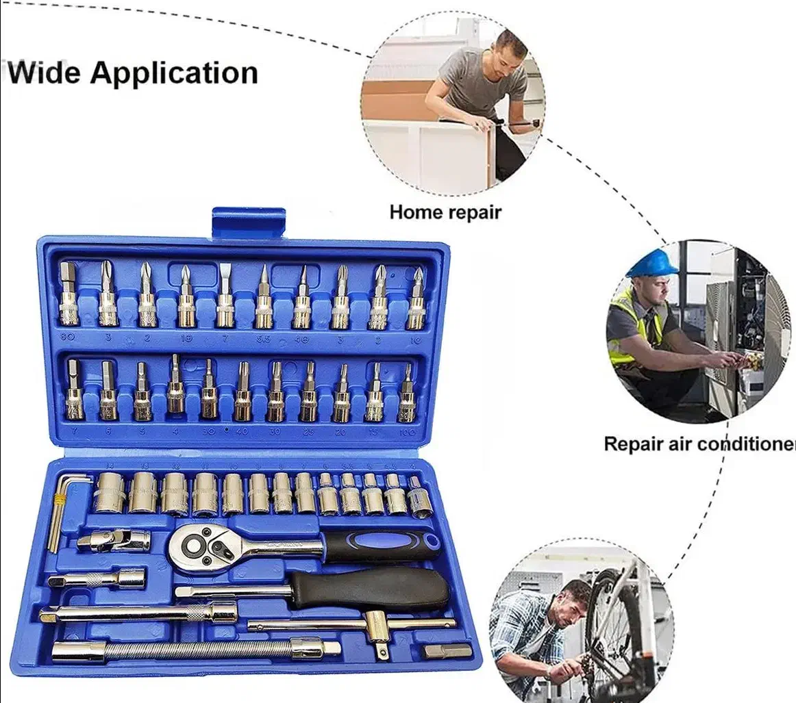 جعبه بکس همه کاره 46 عددی|ابزارآلات|کاشان, زیدی|دیوار