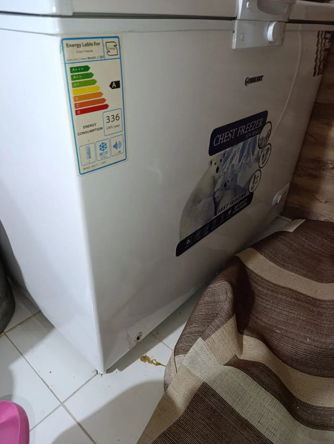 فریزر صندوقی 320لیتر تک درب|یخچال و فریزر|پرند, فاز ۵|دیوار