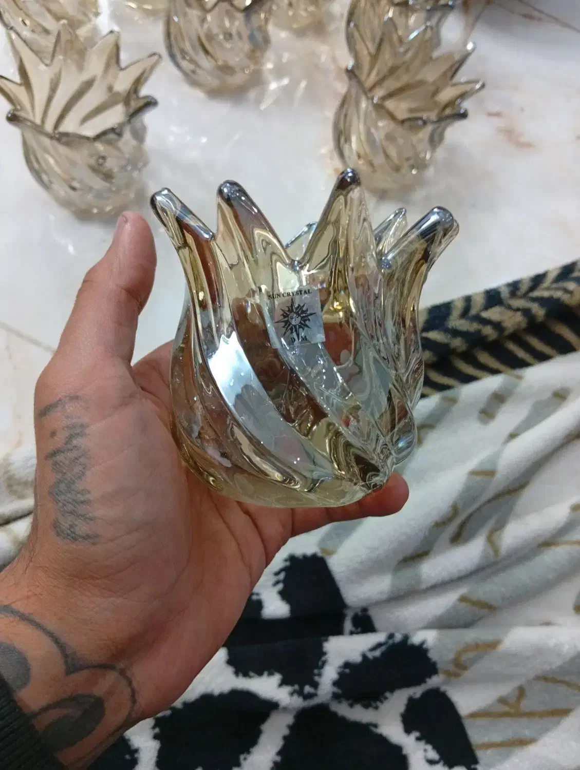 حباب لوستر دودی و آویزه|لوستر و چراغ آویز|تهران, وصفنارد|دیوار