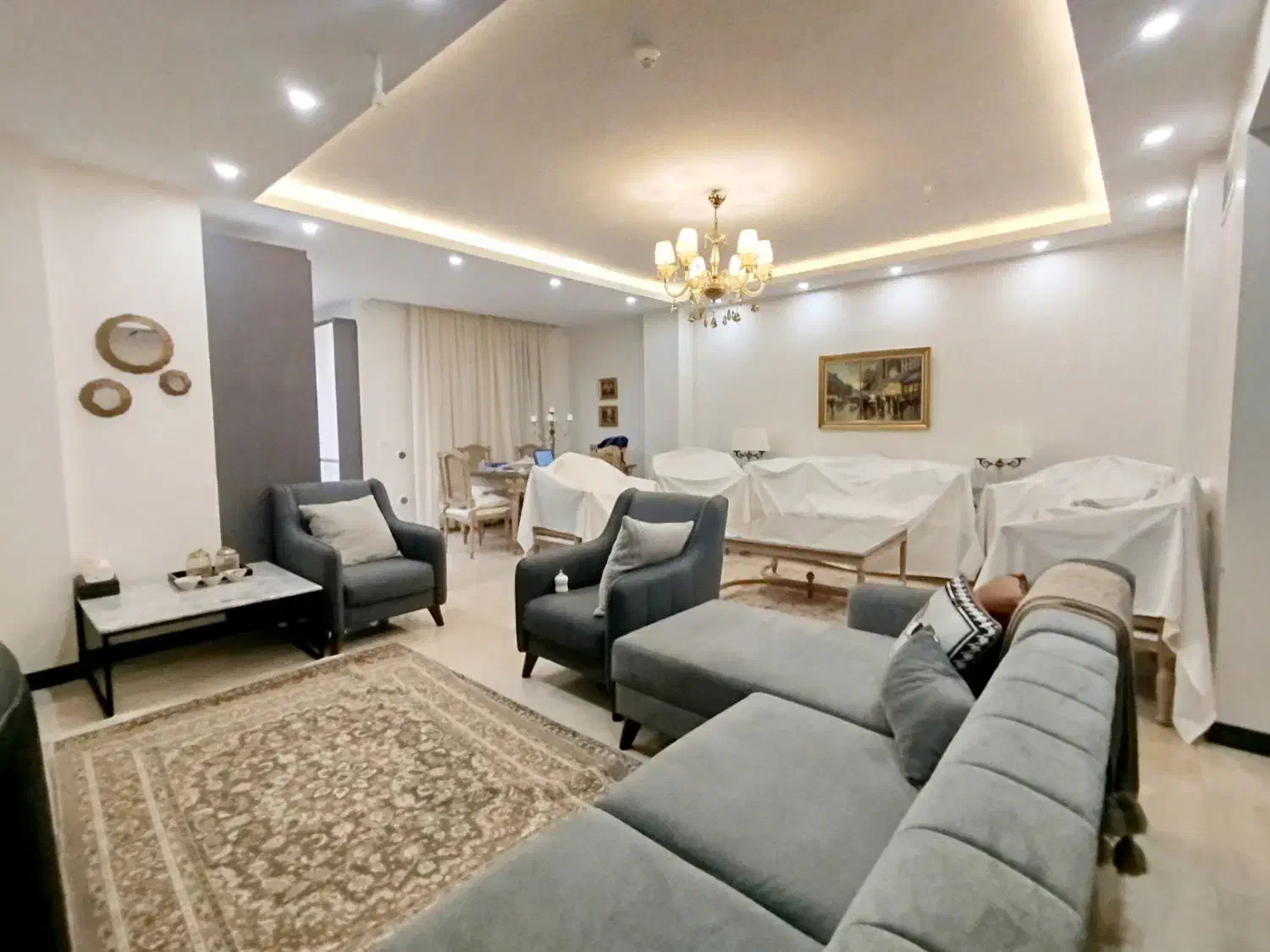 100متر 2 خواب / فول امکانات / نوساز /سالن پرده خور|اجارهٔ آپارتمان|تهران, پونک|دیوار