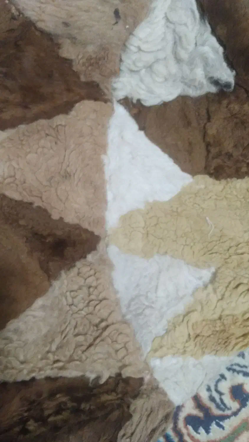 پوست طبیعی دباغی شده گوسفند گرد|صنایع دستی و سایر لوازم تزئینی|تهران, شهرک غرب|دیوار