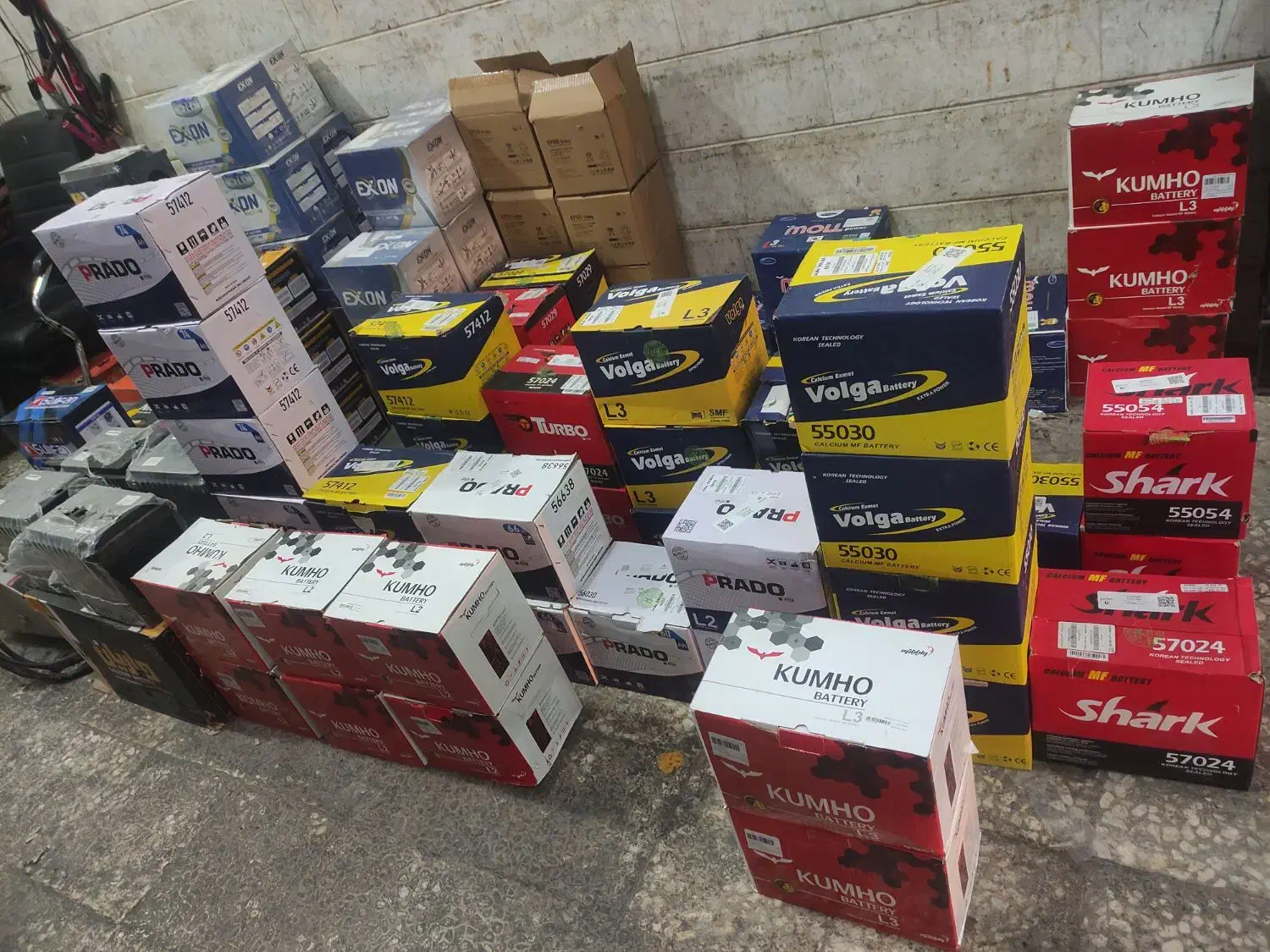 باتری دست دوم باطری استوک کارکرده باتری ماشین|قطعات یدکی و لوازم جانبی|قدس, شهر‌قدس|دیوار