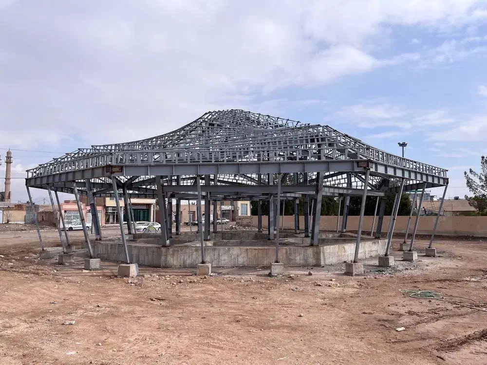 ساخت سازه های فلزی و اسکلت ،سوله های پیچ مهره|خدمات پیشه و مهارت|رفسنجان, |دیوار