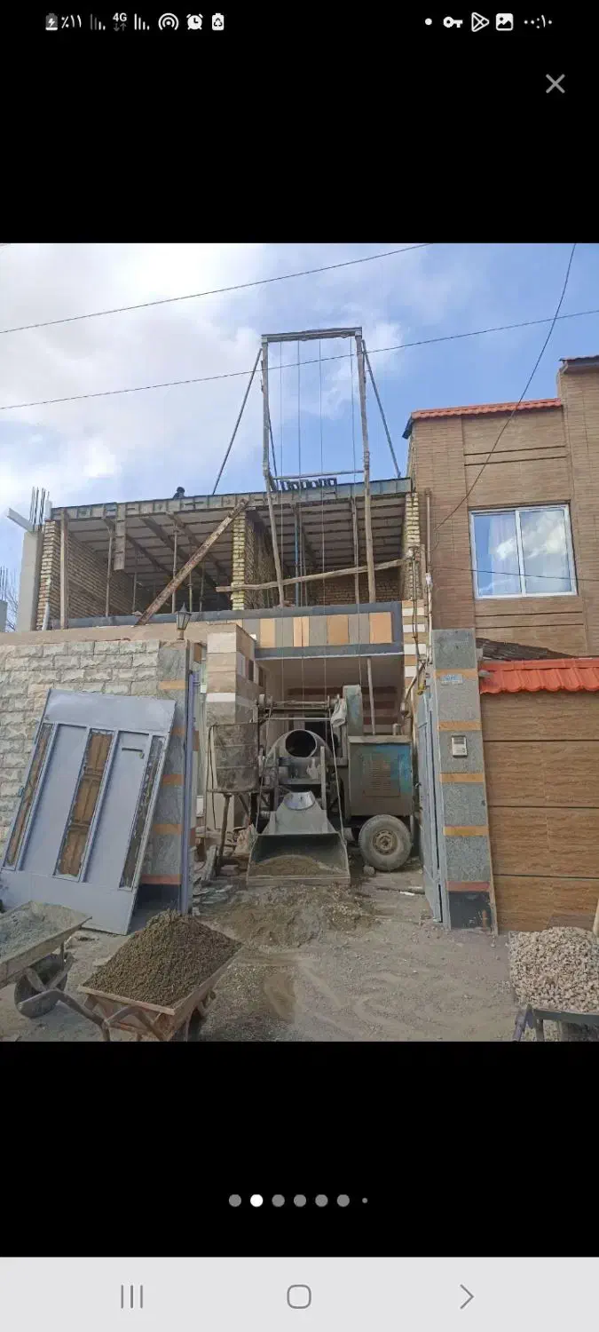 بتن ریزی بادستگاه خلاطه|خدمات پیشه و مهارت|مراغه, |دیوار