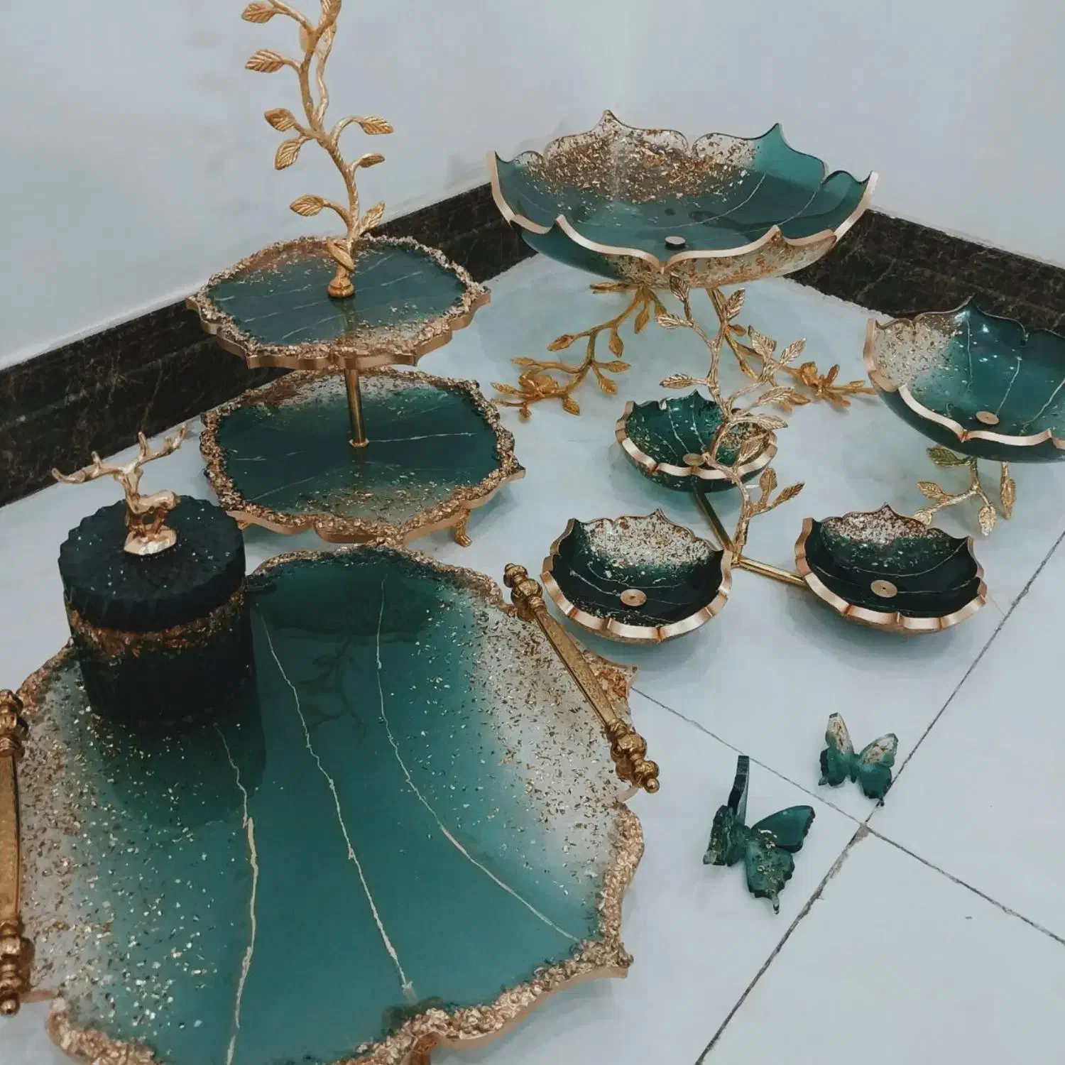 سرویس زمرد|صنایع دستی و سایر لوازم تزئینی|چهاردانگه (تهران), |دیوار