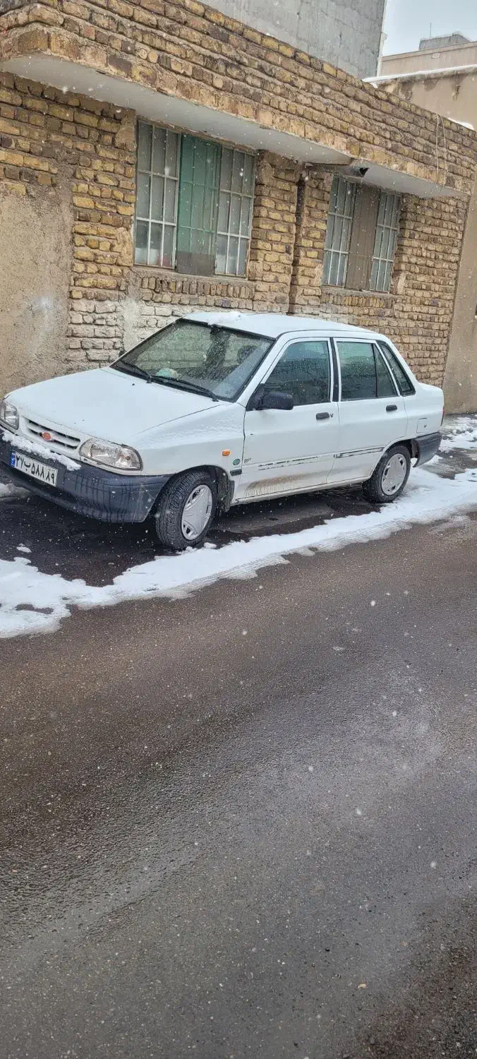 پراید سفید مدل ۹۲|خودرو سواری و وانت|تاکستان, |دیوار