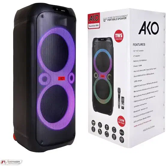 پارتی باکس آکوAKO Sound Box3000(تخفیف ویژ جشنواره)|سیستم صوتی خانگی|مشهد, عامل|دیوار
