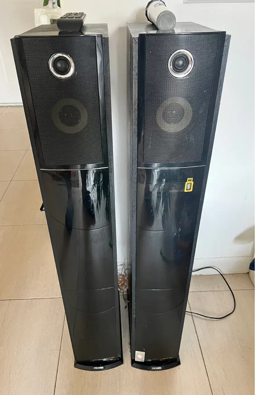 اسپیکر ایستاده میکرولب|سیستم صوتی خانگی|رشت, بلوار گیلان|دیوار